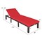 Costway Outdoor Rattan Lounge Chair Chaise Recliner Adjustable Cushioned Patio